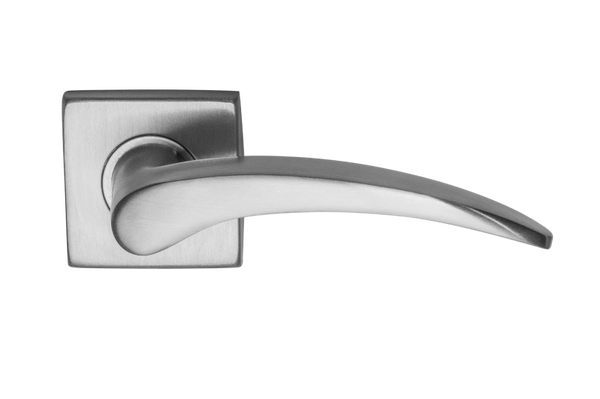 CIK - Deurkrukken op vierkant rozet - RVS