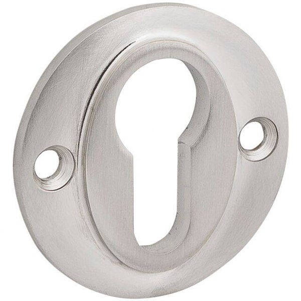ART - Sleutelrozetten Chemin de Fer 50mm - mat nikkel ongelakt