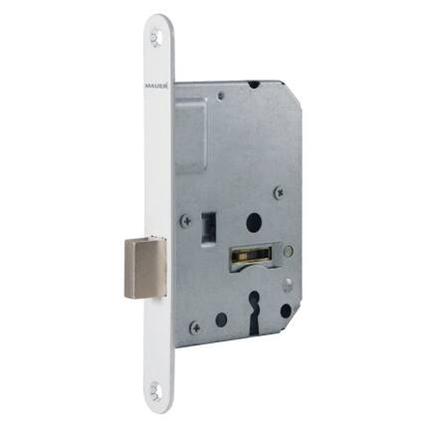 Mauer - Insteekslot tbv kastdeur met witte voorplaat