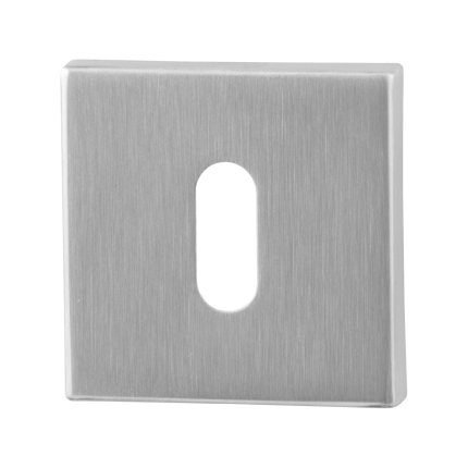 Sleutelrozet RVS vierkant 50x50x8mm