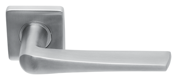 CIK - Deurkrukken Wig op vierkant rozet - RVS