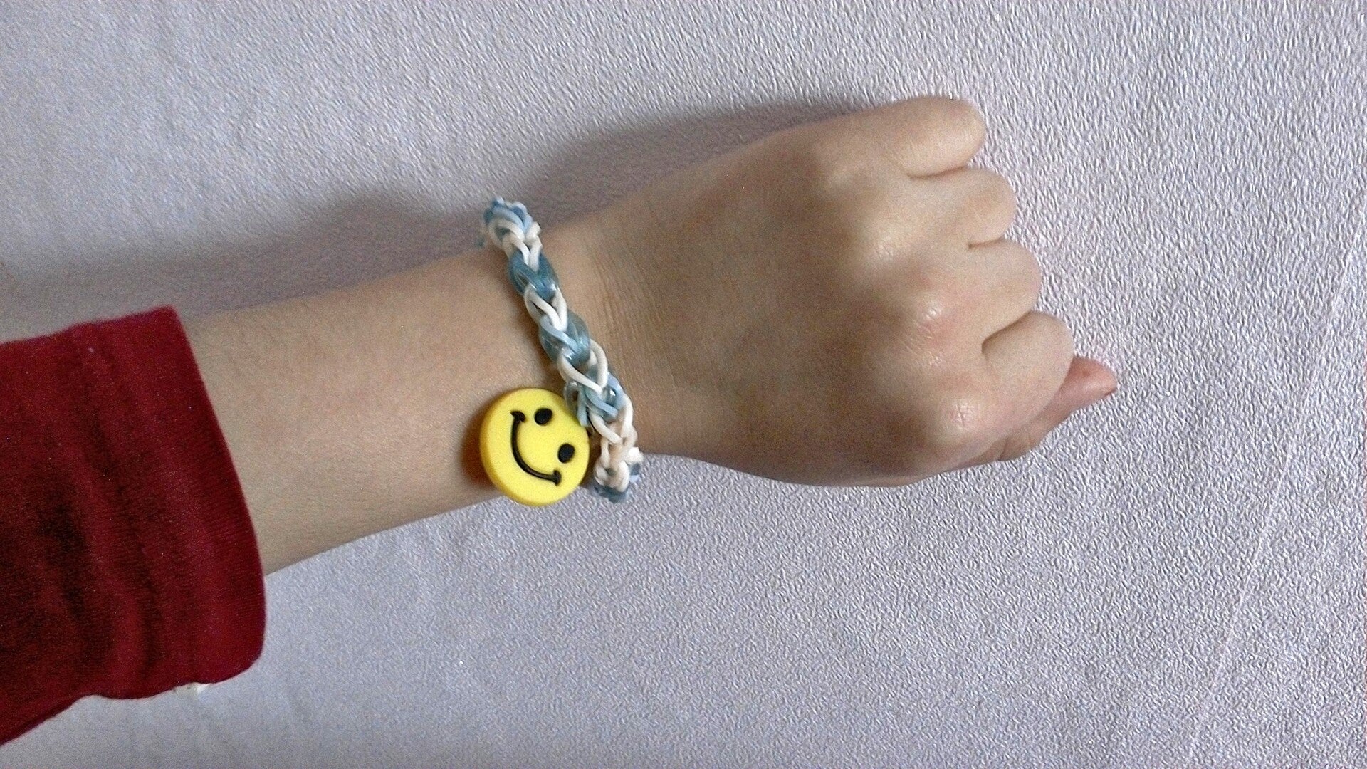 bff armband wit &licht blauw