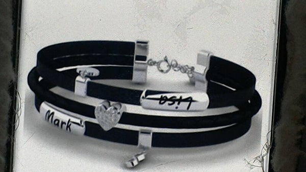 armband met dik vel touw voor mannen