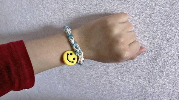 bff armband wit &licht blauw