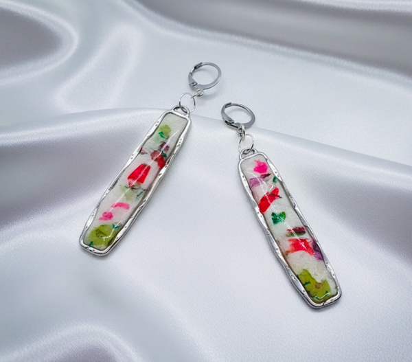Printed Resin Earrings