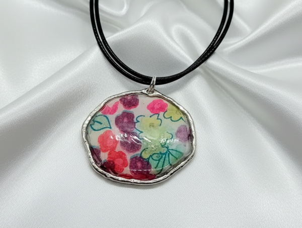 Floral Resin Choker