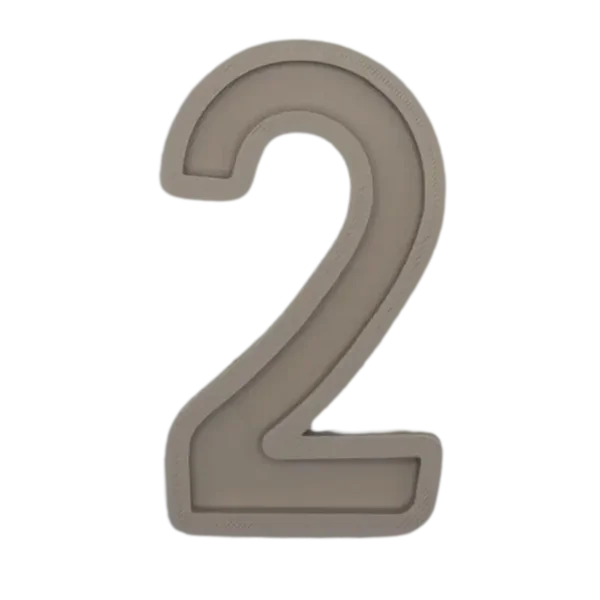 Vulvorm - PLA - Cijfer 2