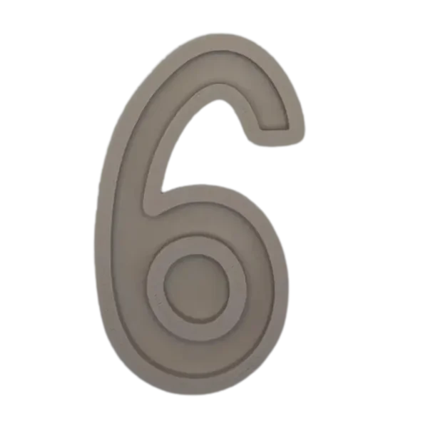 Vulvorm - PLA - Cijfer 6