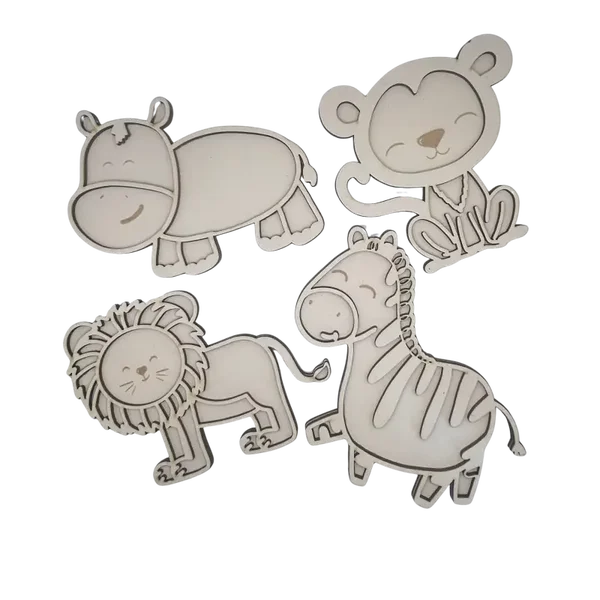 Vulvorm - HOUT - Set 'Safari'