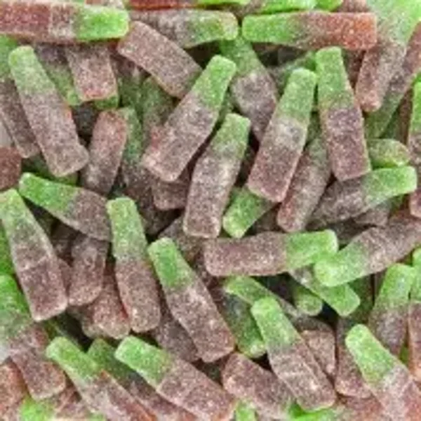 Dulceplus bouteille cola marron vert candie