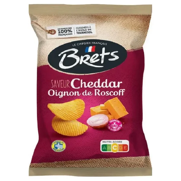 brets chips cheddar et oignon de roscoff