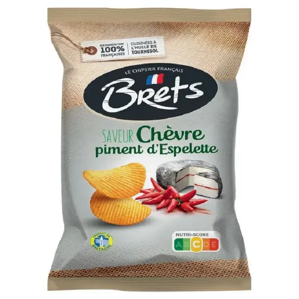 brets chips chèvre piment d'Espelette