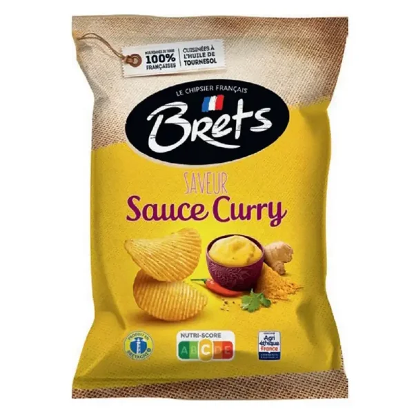 brets chips sauce curry
