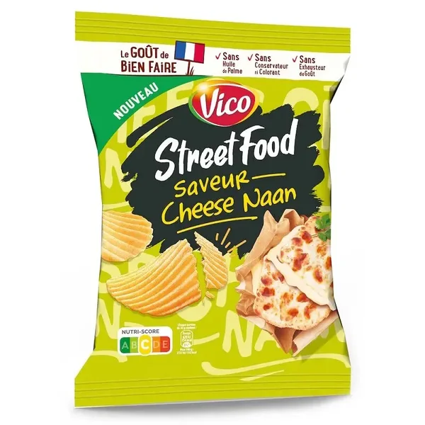 Vico chips street food cheese nan