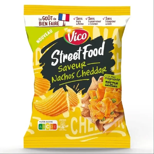 Vico chips street food nachos cheddar