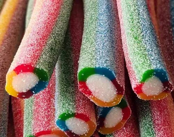 Damel jumbo twist multicolore tutti frutti acide halal