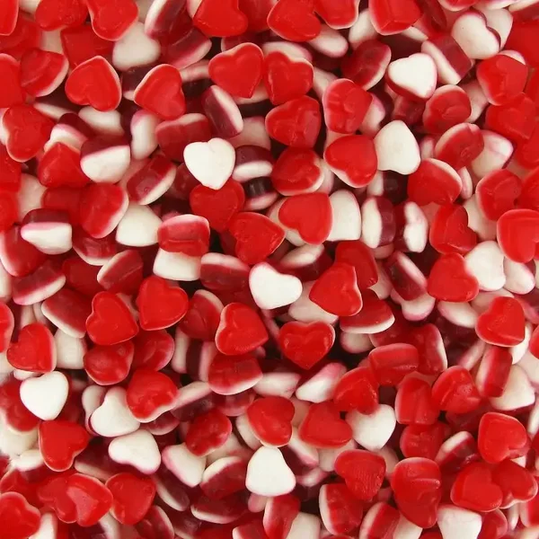 Dulceplus petit cœur fraise lisse halal