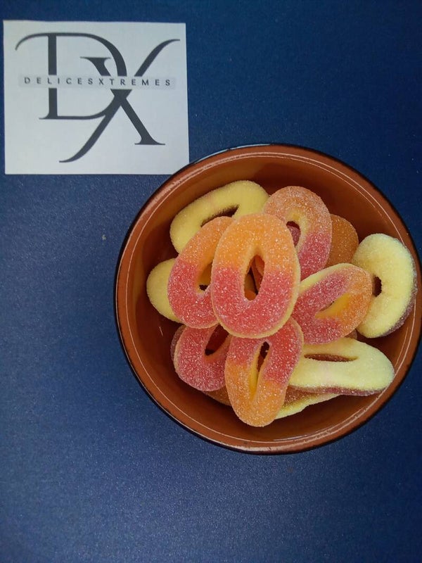 Trolli anneaux pèche acidulé
