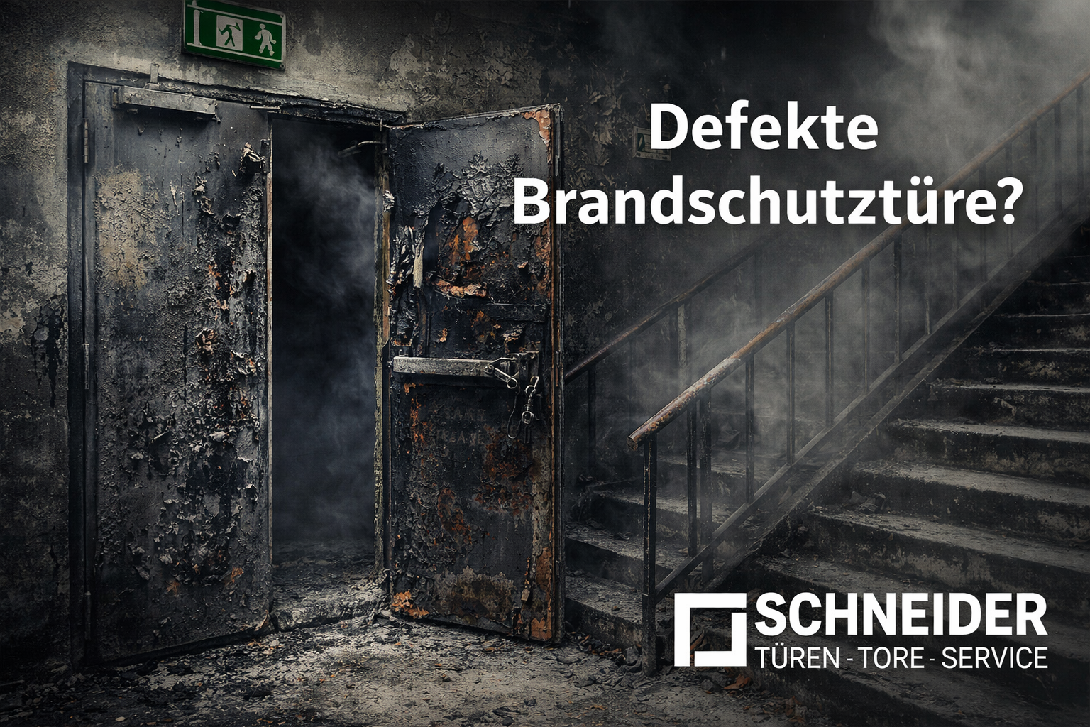 defekte Brandschutztüre