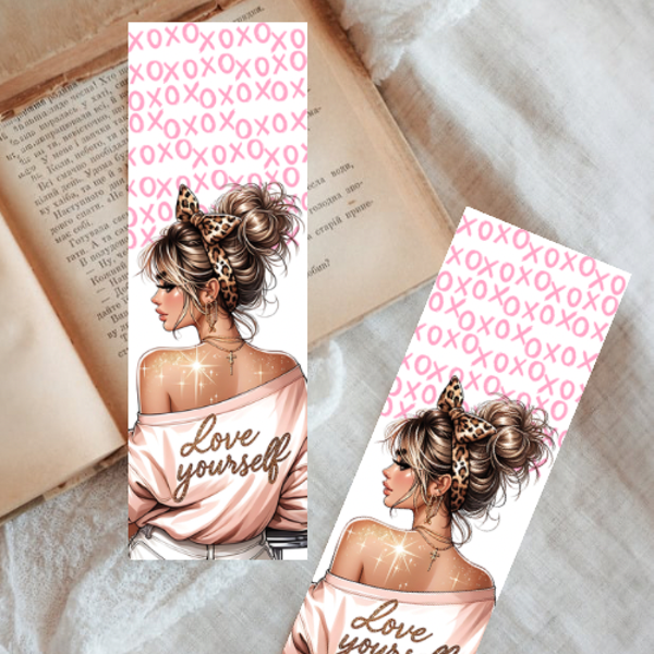XOXO Love Yourself Bookmark