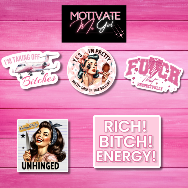 Unhinged Sticker Pack 5 Piece
