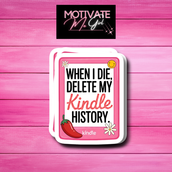 Delete My Kindle History Sticker