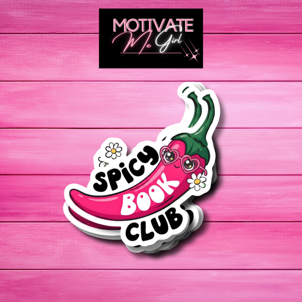 Spicy Book Club Sticker