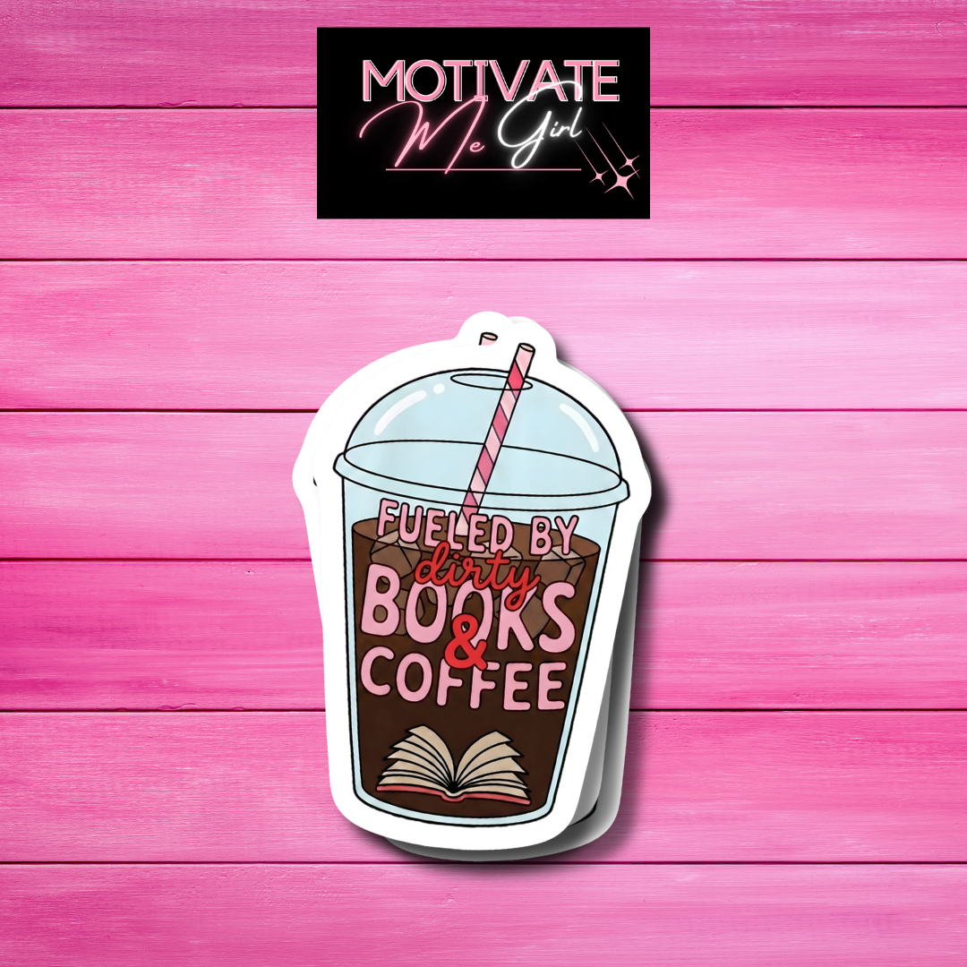 Fueled By Spicy Books Sticker
