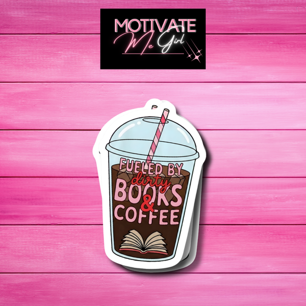 Fueled By Spicy Books Sticker