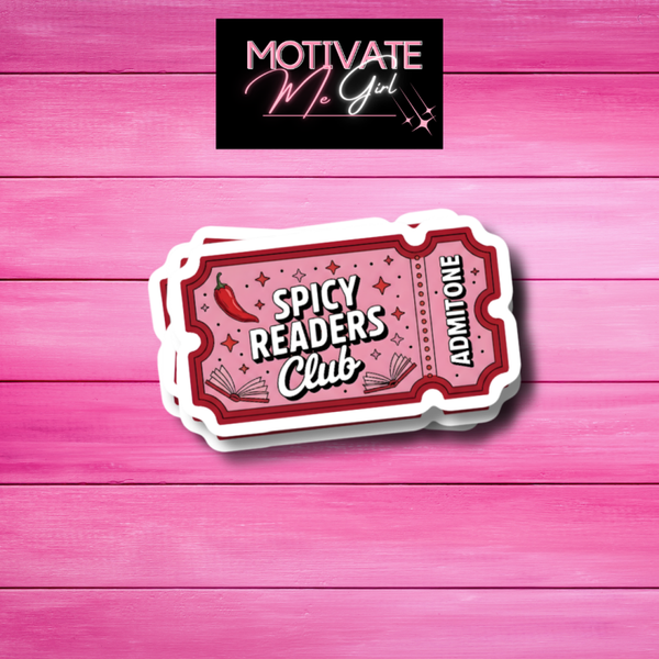 Spicy Readers Club Sticker