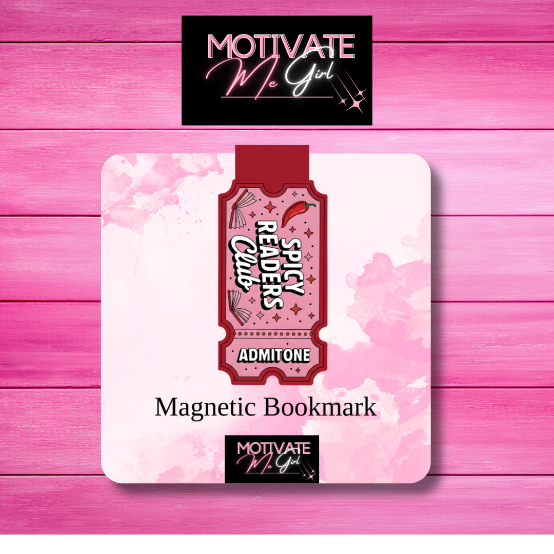 Spicy Readers Club Magnetic Bookmark