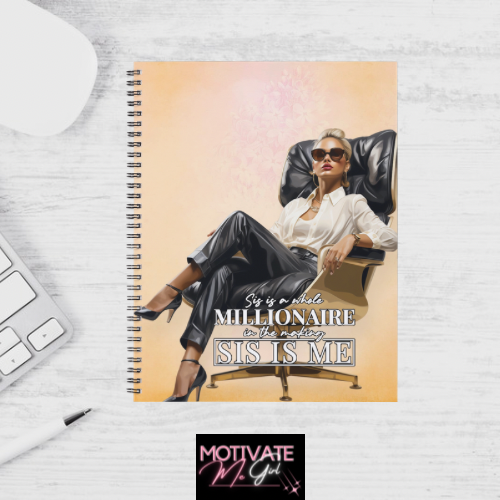 Girl Millionaire Lined Journal