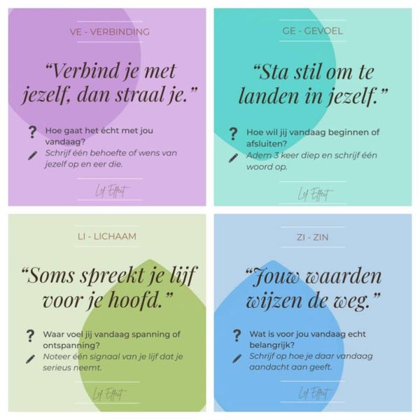 Lef Effect Inspiratiekaarten – 36 kaarten voor rust en inzicht