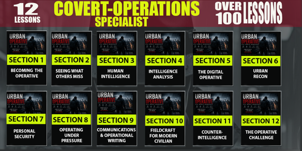 THE URBAN OPERATIVE: COVERT-OPERATIONS SPECIALIST COURSE COMPLETE