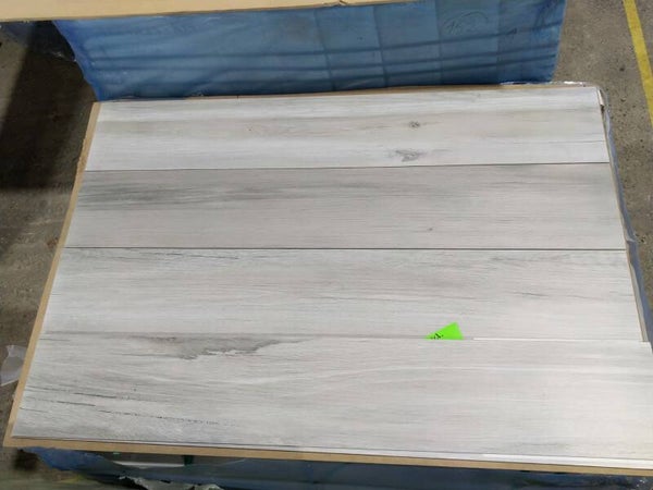 20x120 cm Keramische grijze eiken houtlook vloertegel