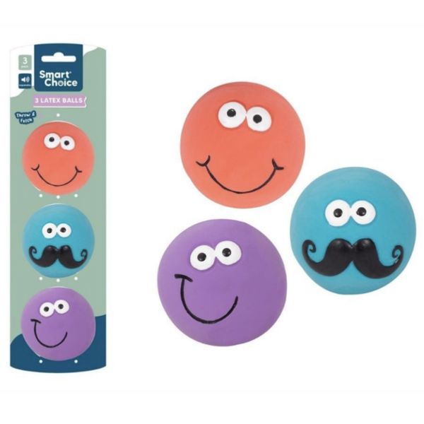 Smiley Face Squeaky Toy