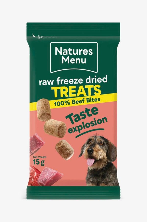 Natures Menu Freeze-Dried Bites Beef 15g