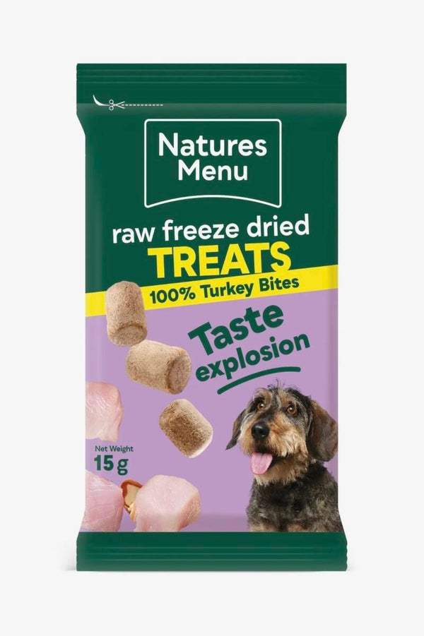 Natures Menu Freeze-Dried Bites Turkey 15g