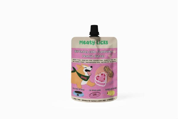 Birthday Cake Flavour Peanut Butter for Dogs