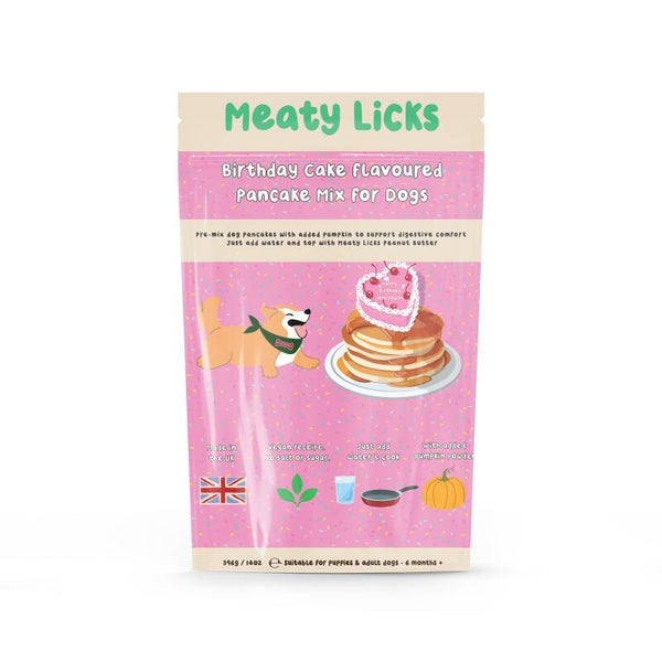 Birthday Cake Flavour Pancake Mix for Dogs