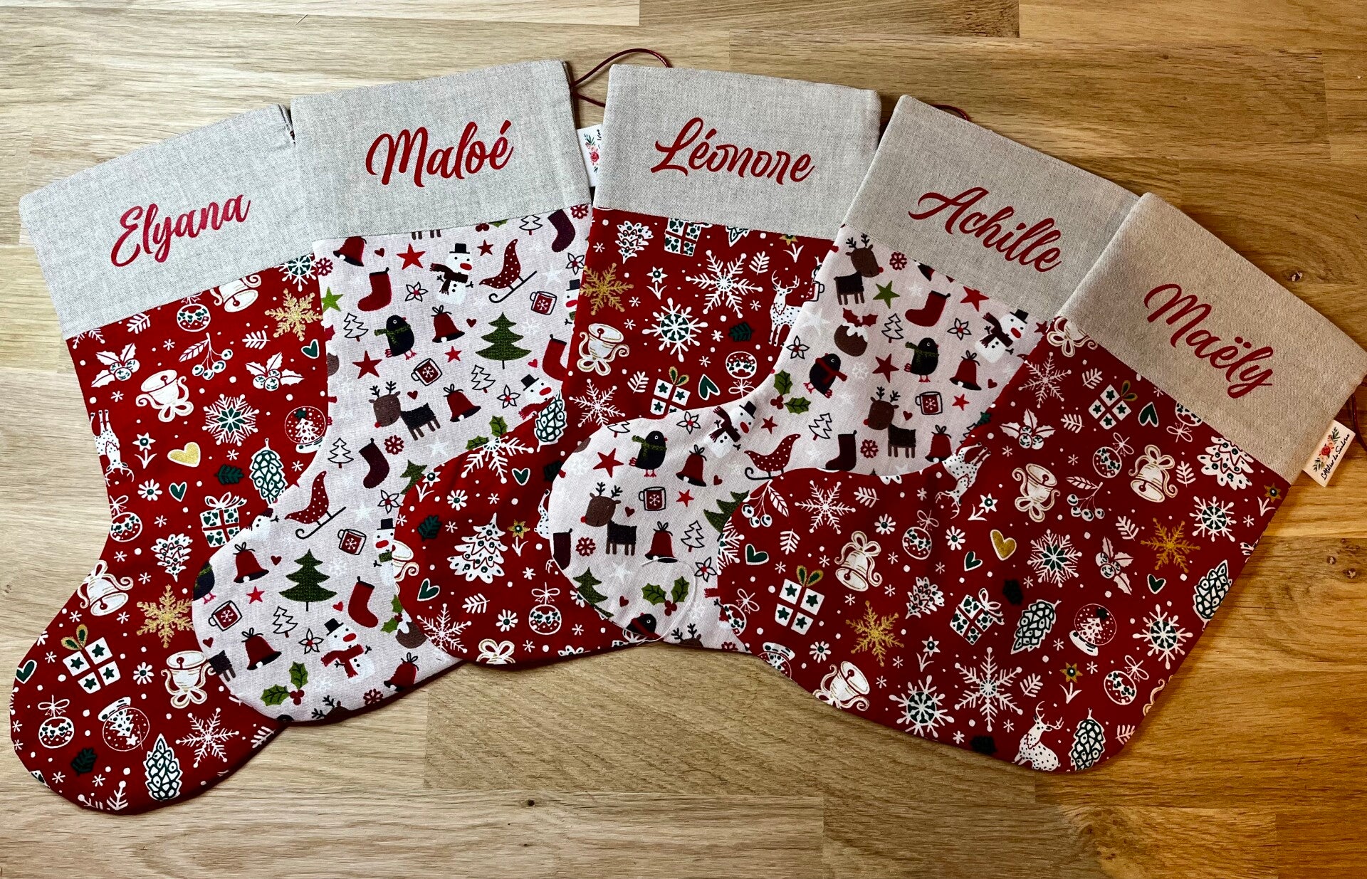 Chaussette de Noël ref "motifs"