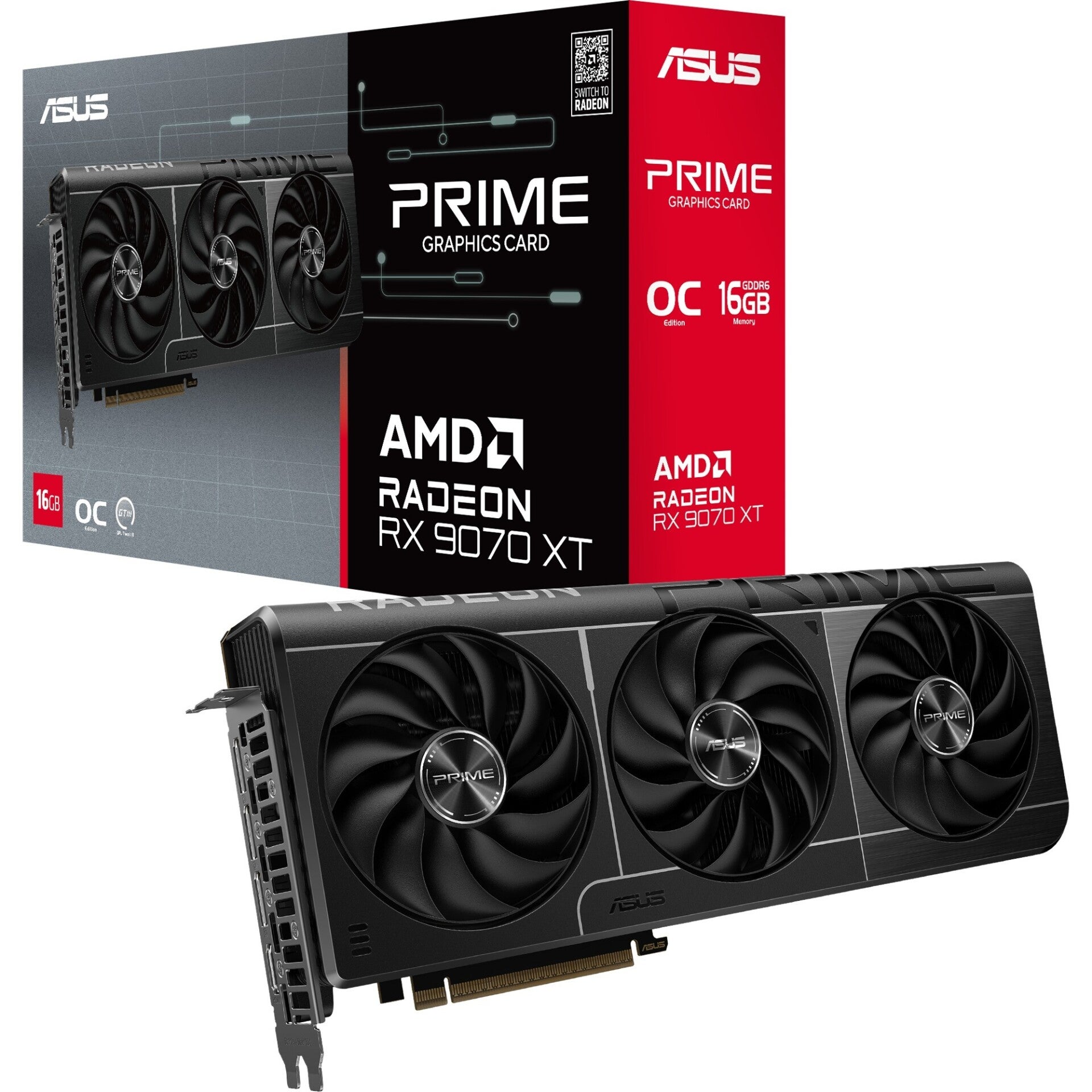ASUS Prime Radeon RX 9070 XT OC
