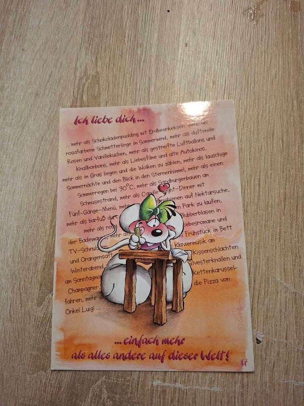 Diddl Postkarte Nr. 17