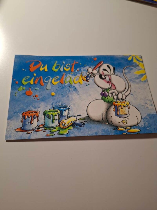 Diddl Einladungskarte
