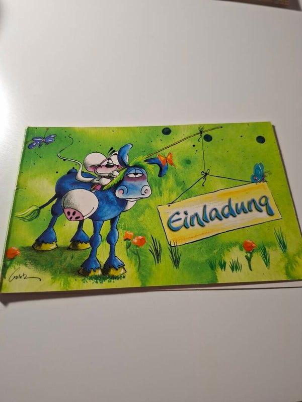 Diddl Einladungskarte