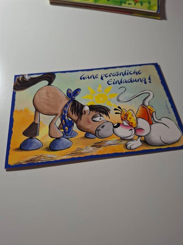 Diddl Einladungskarte