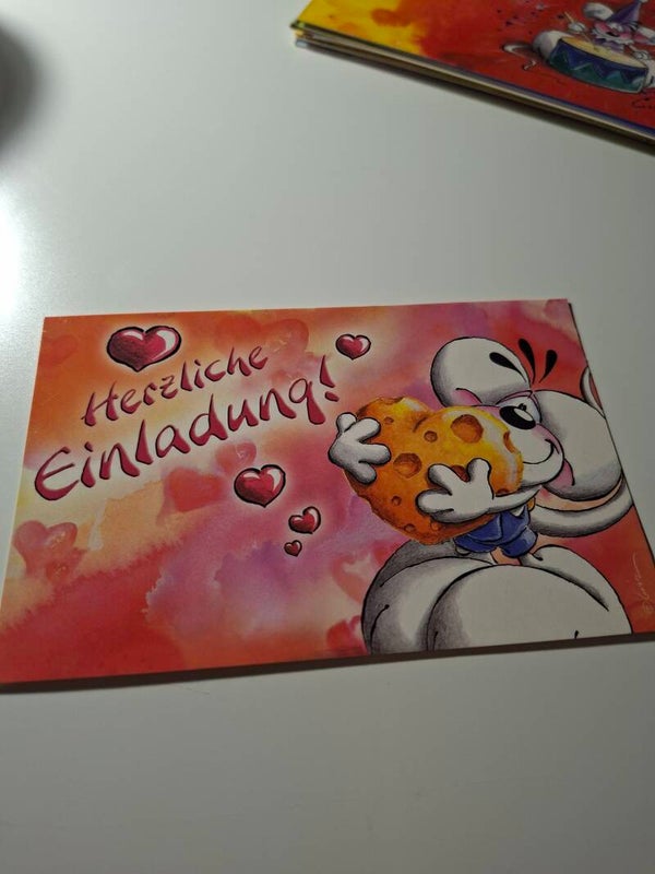 Diddl Einladungskarte