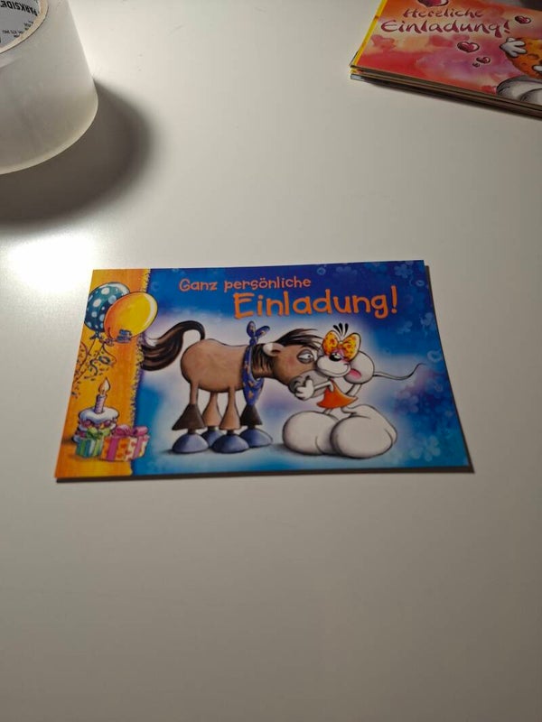 Diddl Einladungskarte
