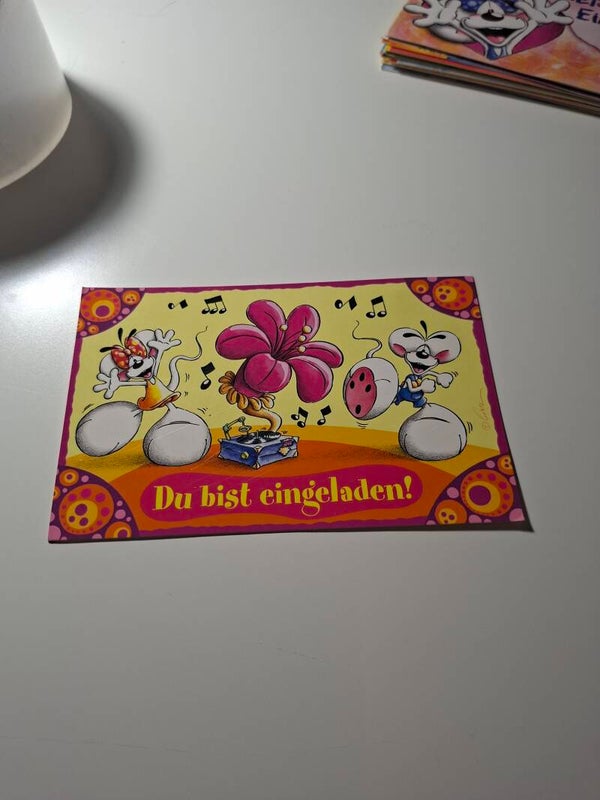 Diddl Einladungskarte
