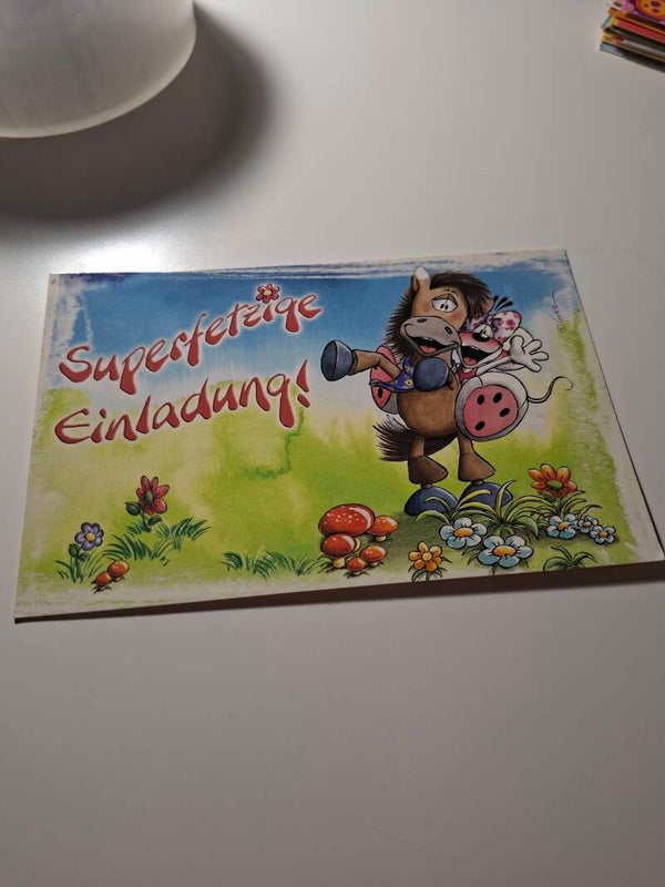 Diddl Einladungskarte